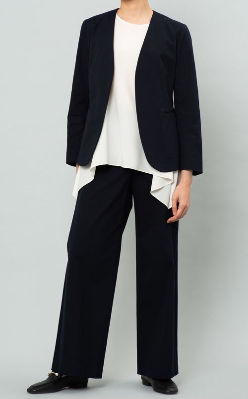 ストレッチノーカラージャケット