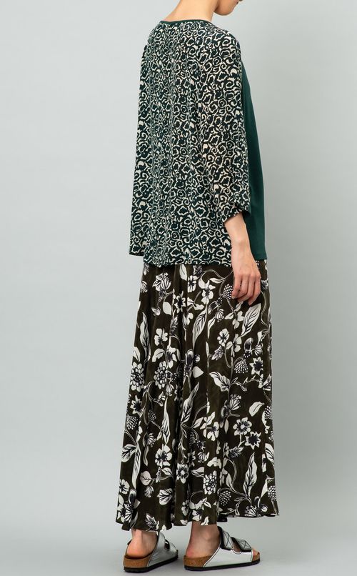 ラグランバックプリントカットソー