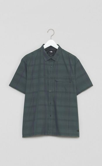《手洗い可》ショートスリーブチェックシャツ