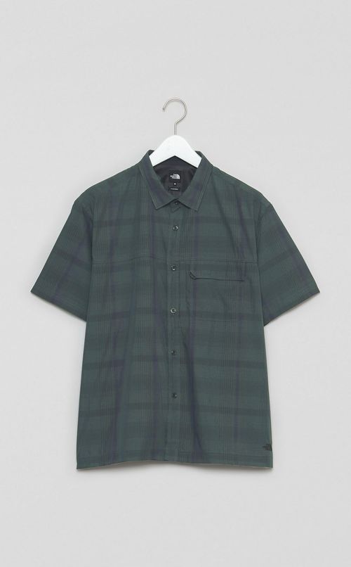 《手洗い可》ショートスリーブチェックシャツ