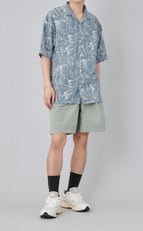 《手洗い可》ショートスリーブアロハシャツ