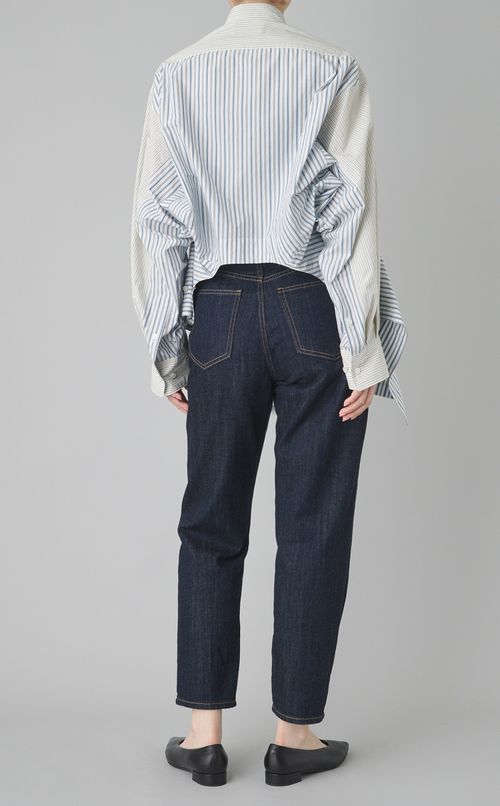 フィンクスストライプダブルエンドシャツ