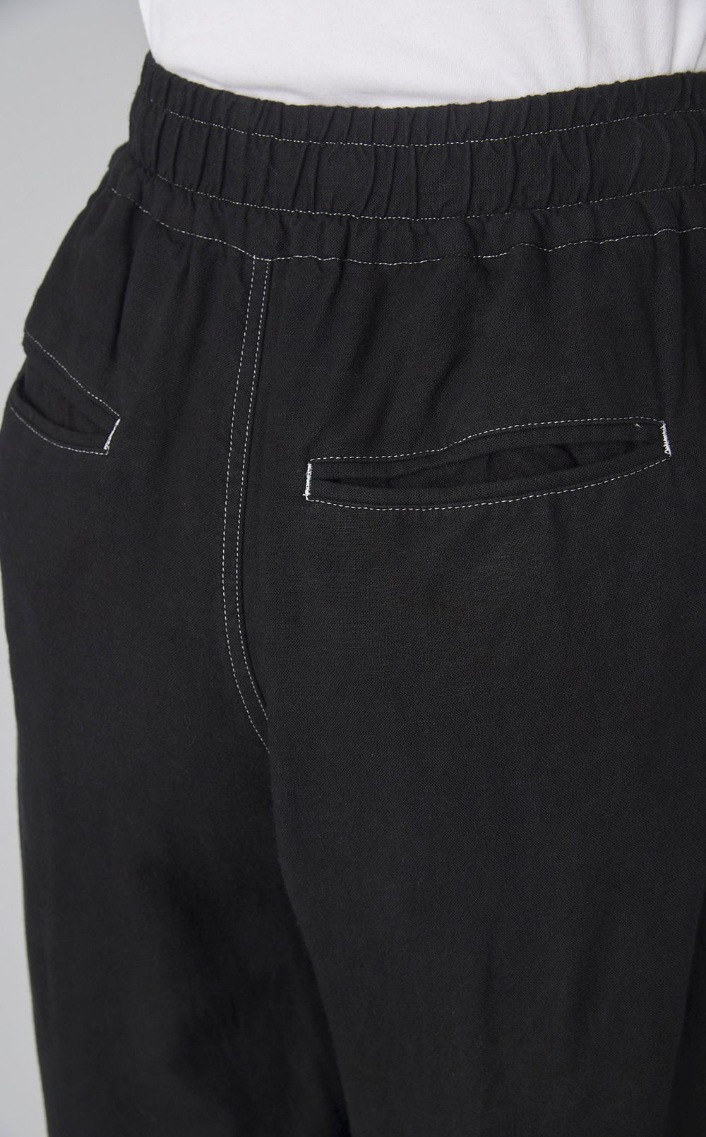 【reADdress】リネン混ペイズリーイージーパンツ