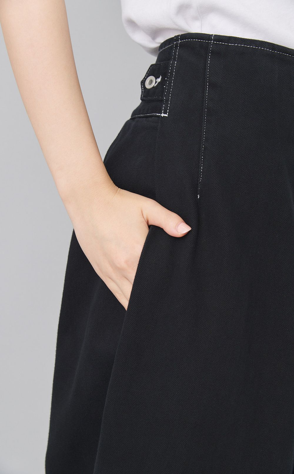 【reADdress】デニムワイドパンツ