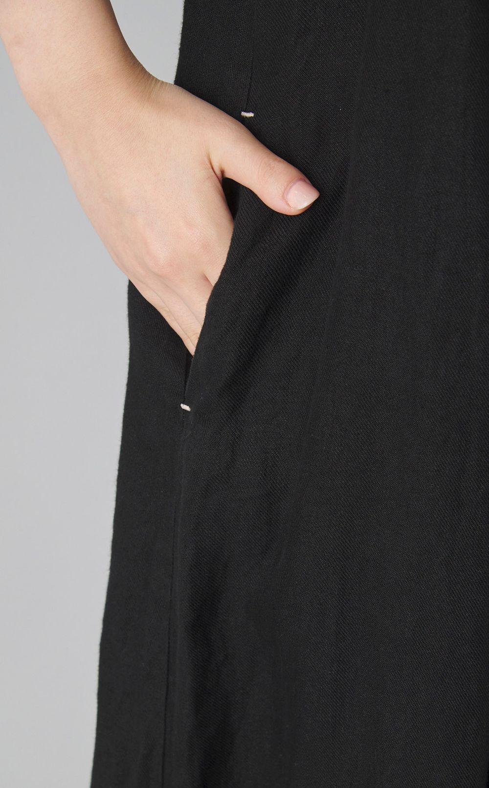 【reADdress】リネンロングジャンパースカート