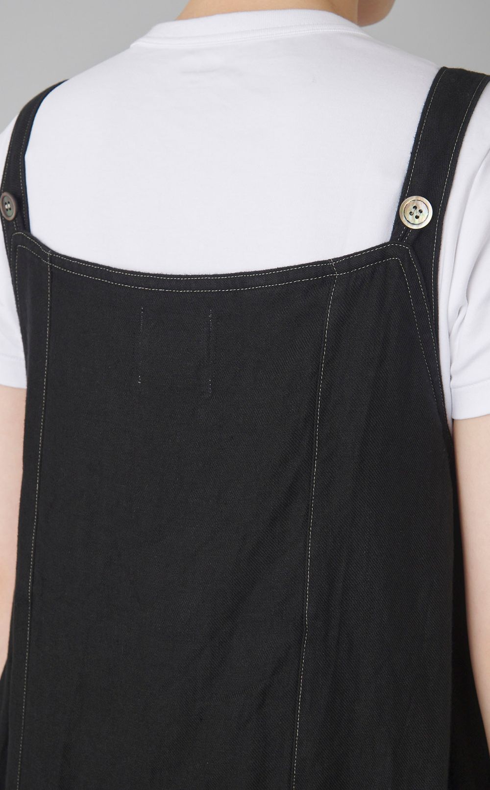 【reADdress】リネンロングジャンパースカート