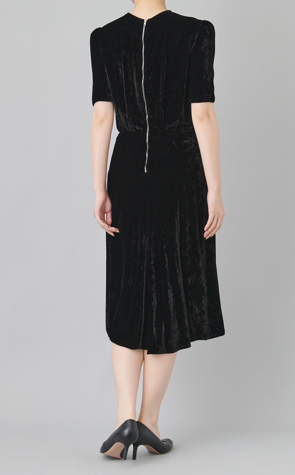 【reADdress】ギャザーショルダーワンピース