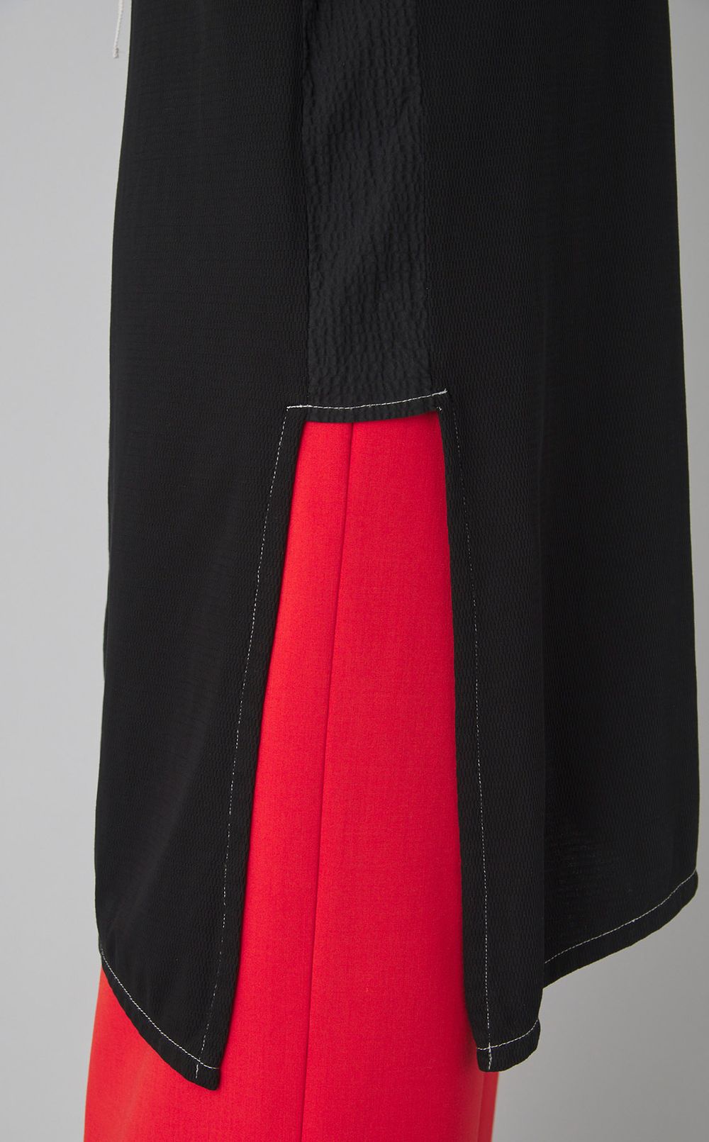 【reADdress】シャーリングロングプルオーバー