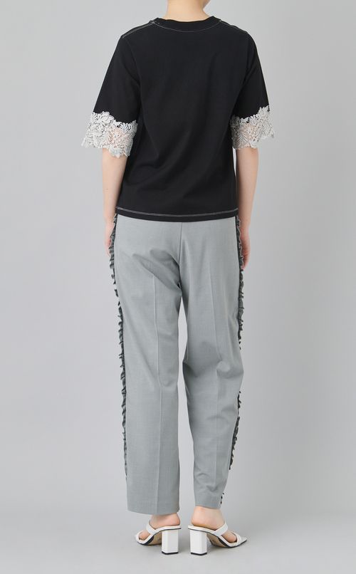 【reADdress】レーススリーブカットソー