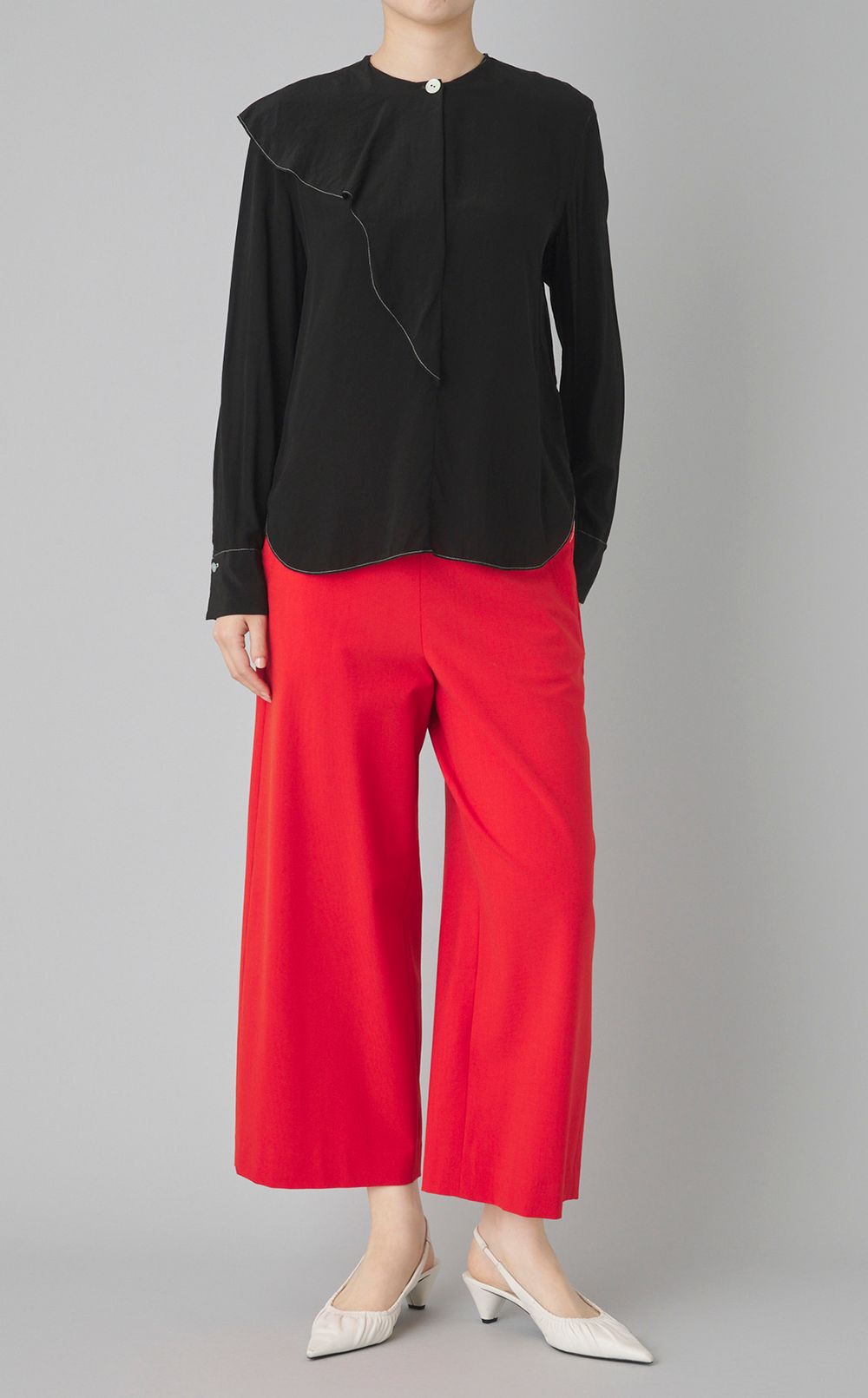 【reADdress】フリルデザインブラウス