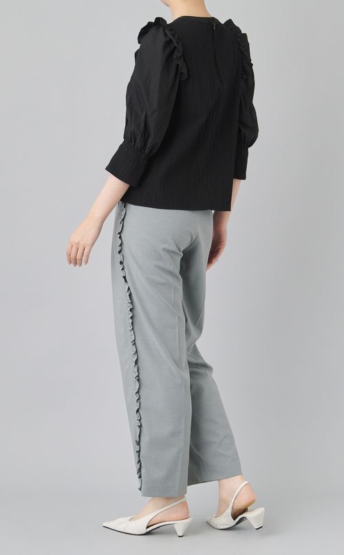 【reADdress】シャーリングフリルブラウス