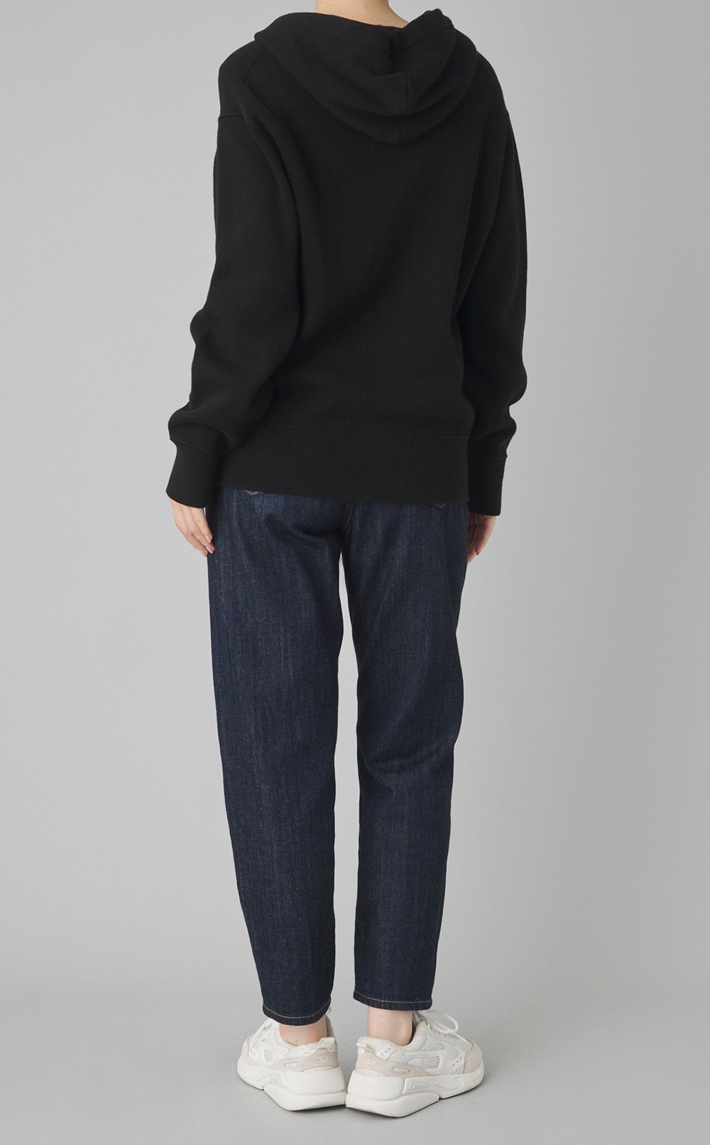 【reADdress】ミラノリブコットンニットパーカー