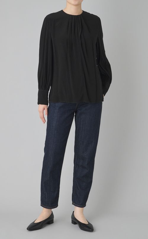 【reADdress】クルーネックブラウス