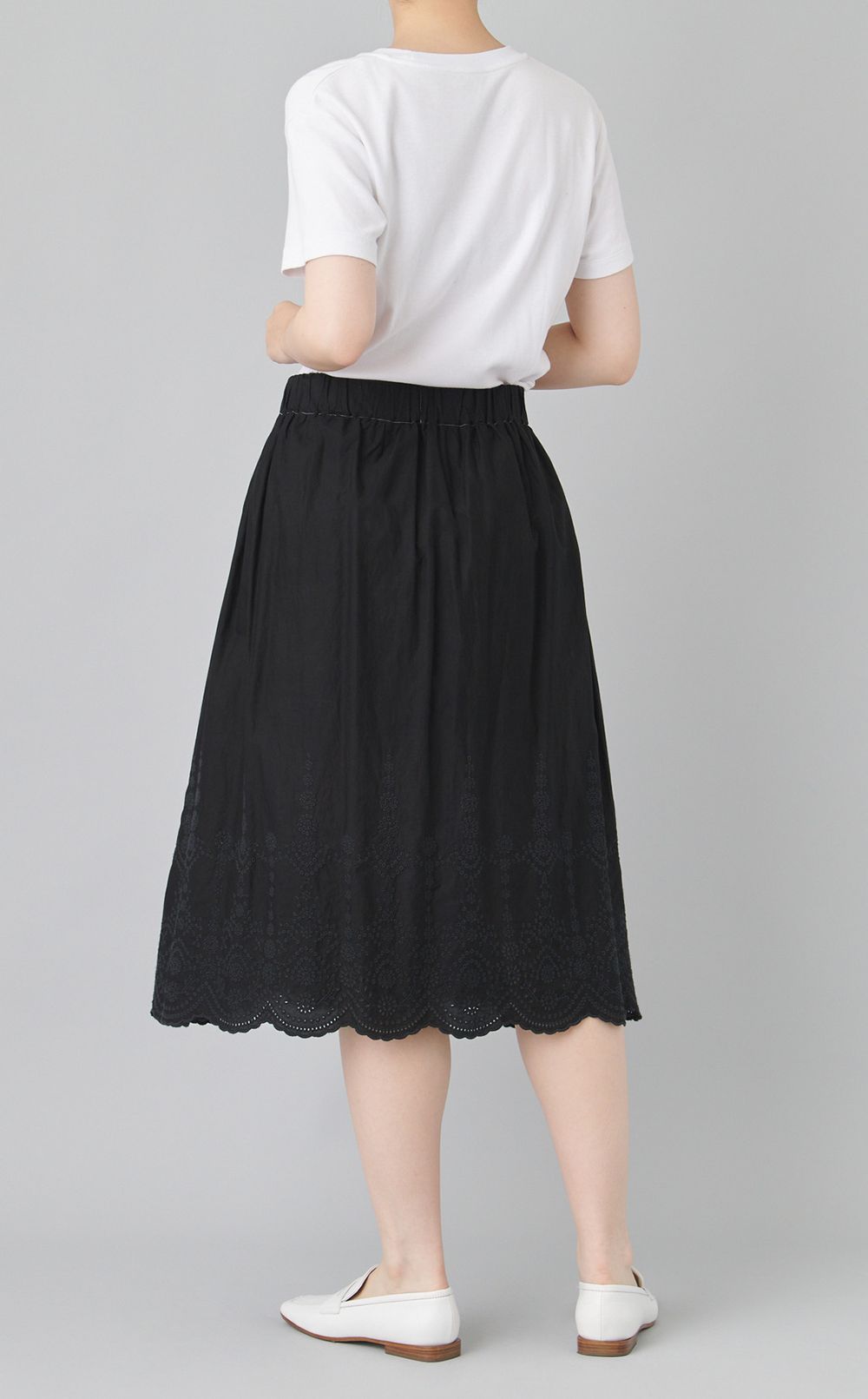 【reADdress】エンブロイダリーギャザースカート