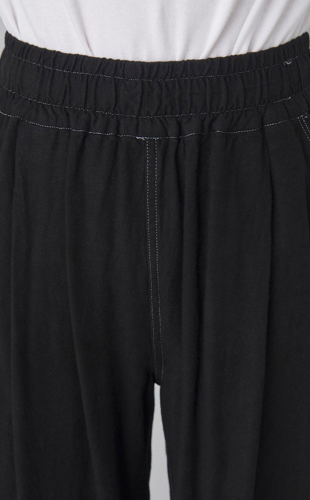 【reADdress】リネン混ペイズリーイージーパンツ