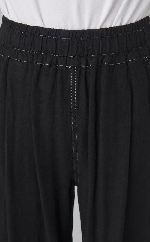 【reADdress】リネン混ペイズリーイージーパンツ