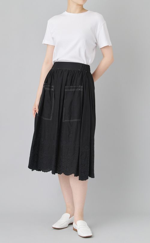 【reADdress】エンブロイダリーギャザースカート