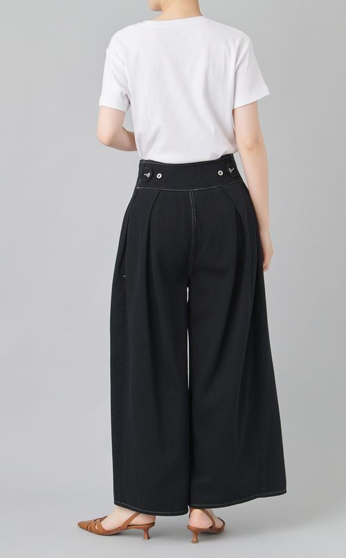 【reADdress】デニムワイドパンツ