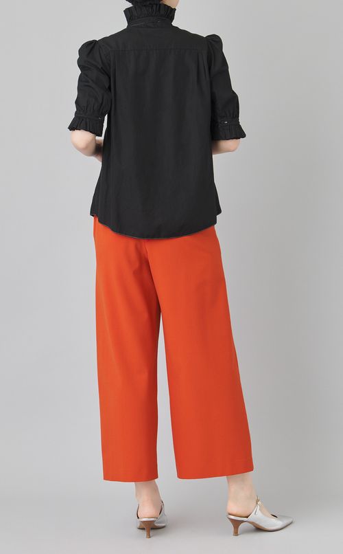 【reADdress】ギャザーハイネックシャツ