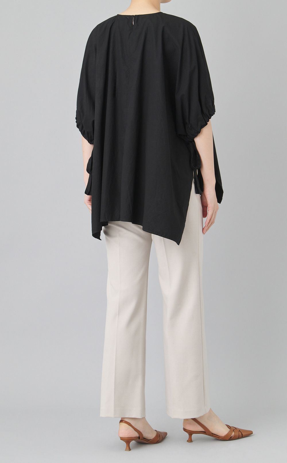 【reADdress】リボンスリーブTブラウス