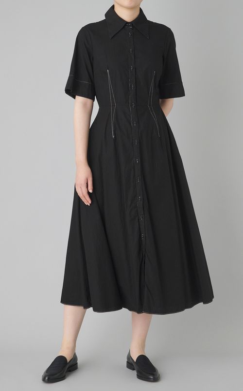 【reADdress】コットンシャツワンピース