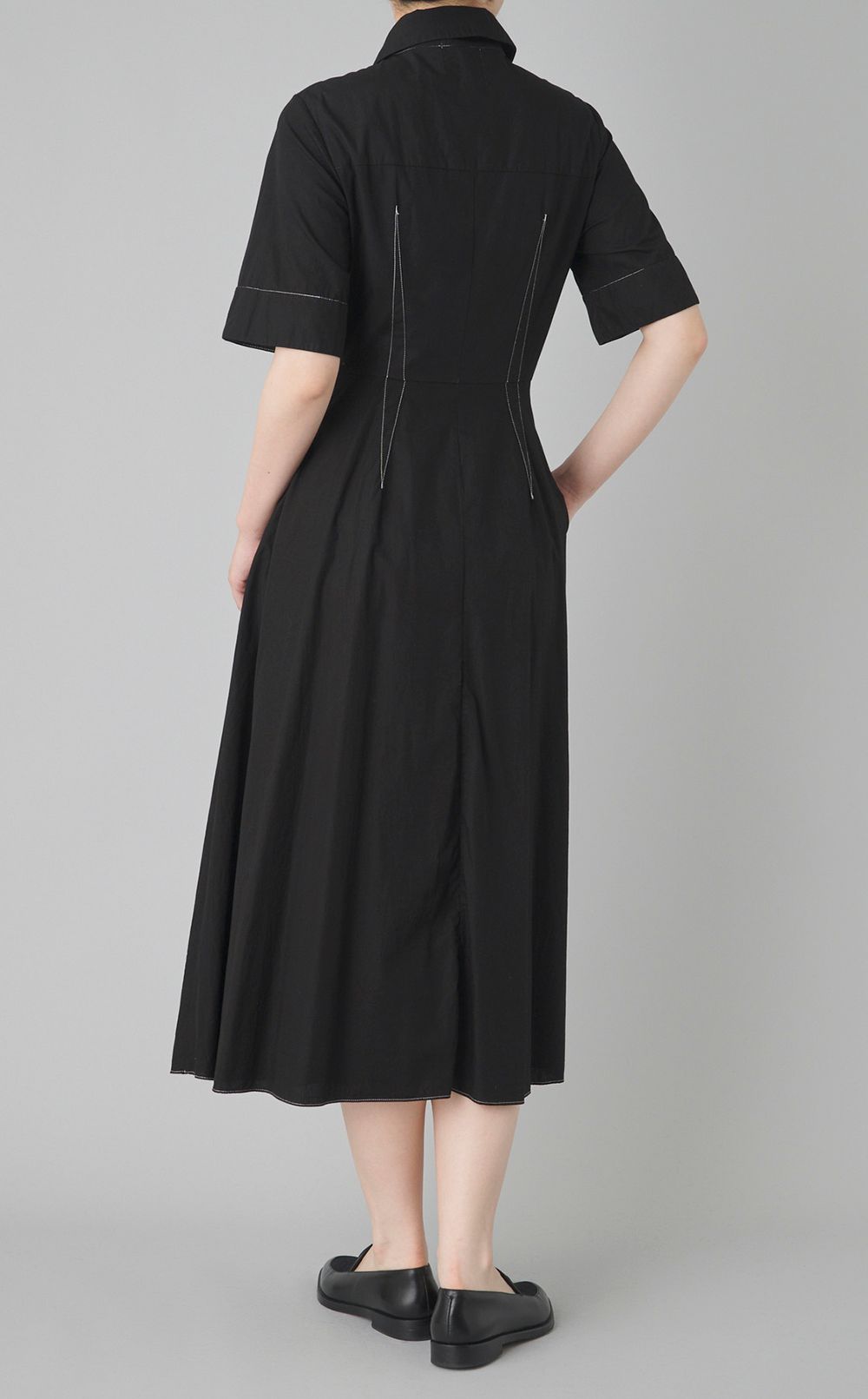 【reADdress】コットンシャツワンピース