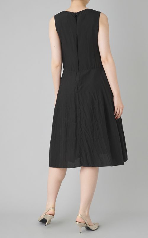 【reADdress】シルクタフタワンピース