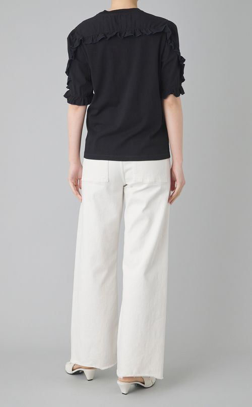 【reADdress】フリルジャージプルオーバー