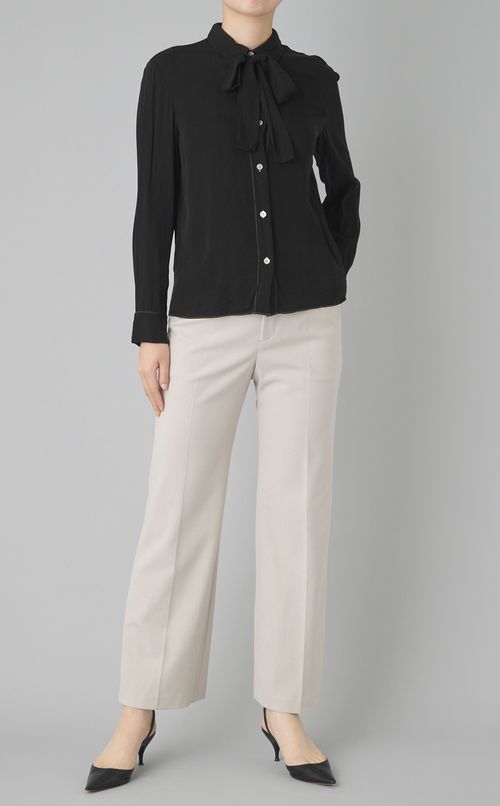 【reADdress】ワイドボウタイクラシックブラウス