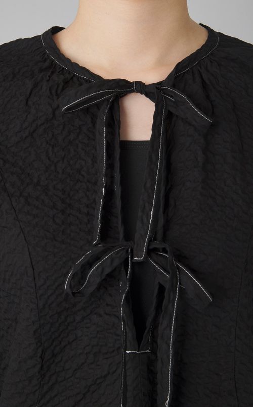 【reADdress】ペイズリーショルダースリットブラウス