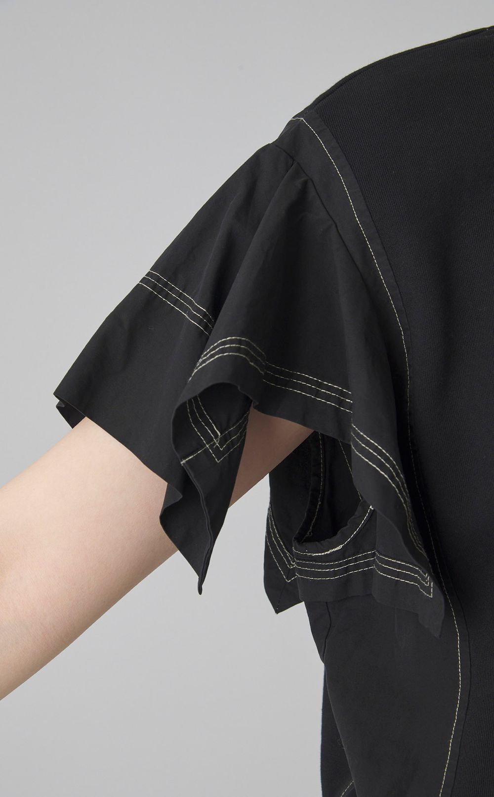 【reADdress】デザインスリーブカットソー