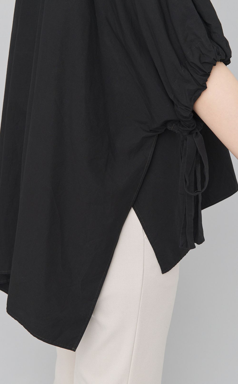 【reADdress】リボンスリーブTブラウス