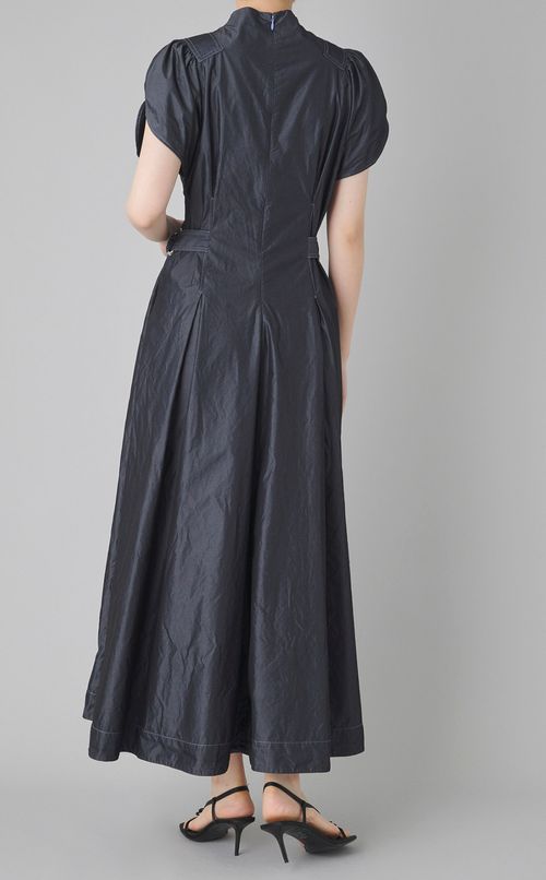 【reADdress】ギャザースリーブサイドタイワンピース