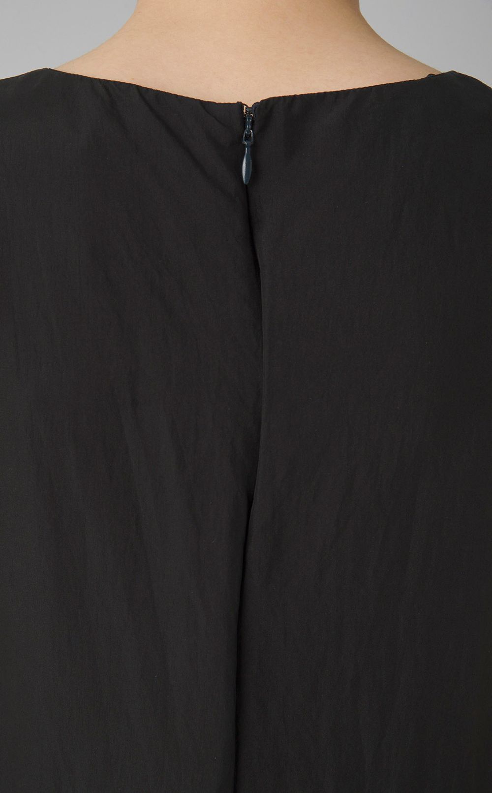 【reADdress】シルクタフタワンピース