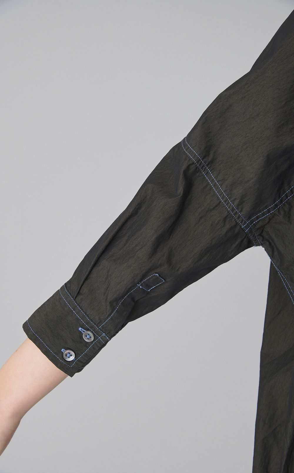 【reADdress】ボタンダウンロングシャツ