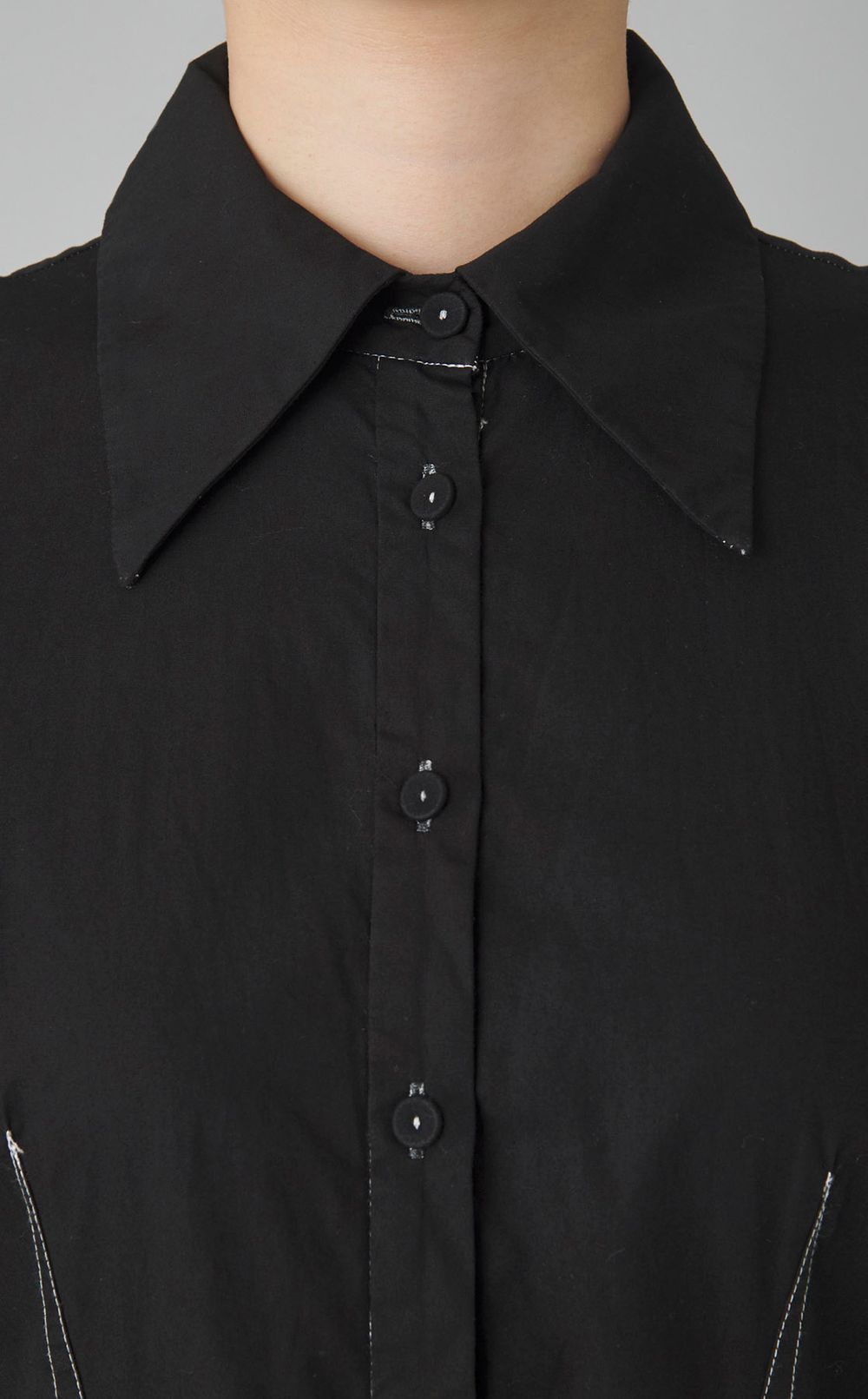 【reADdress】コットンシャツワンピース