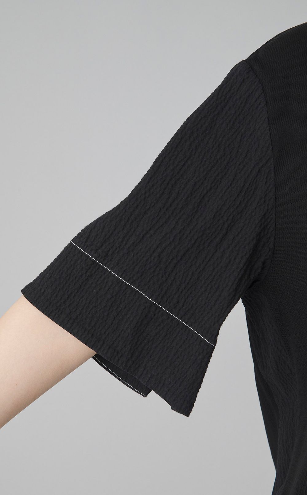 【reADdress】シャーリングロングプルオーバー