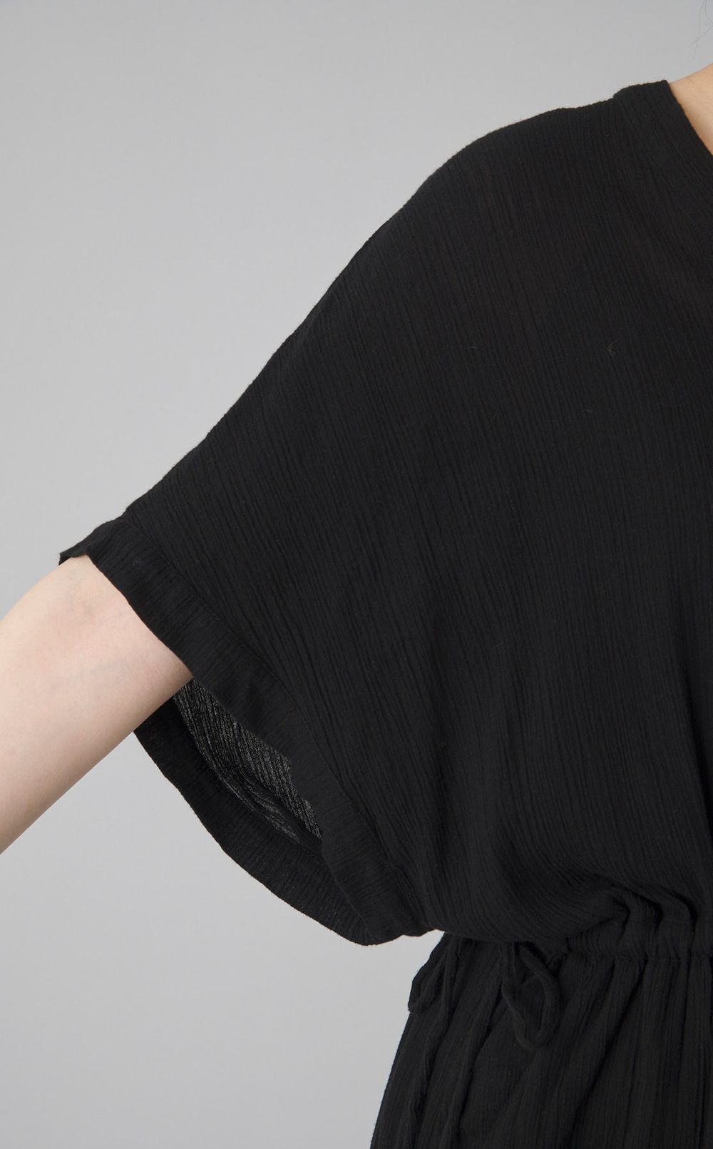 【reADdress】コットンVネックワンピース