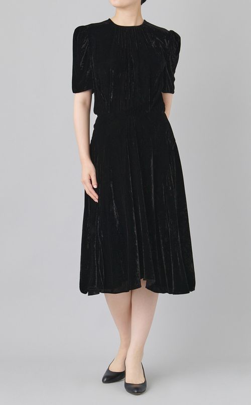 【reADdress】ギャザーショルダーワンピース