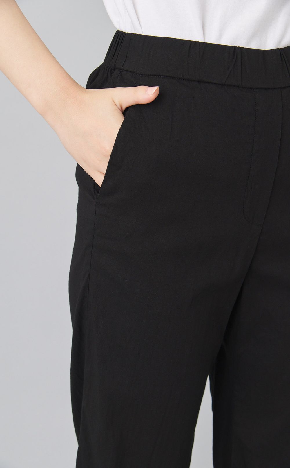 【reADdress】ワイドクロップドパンツ