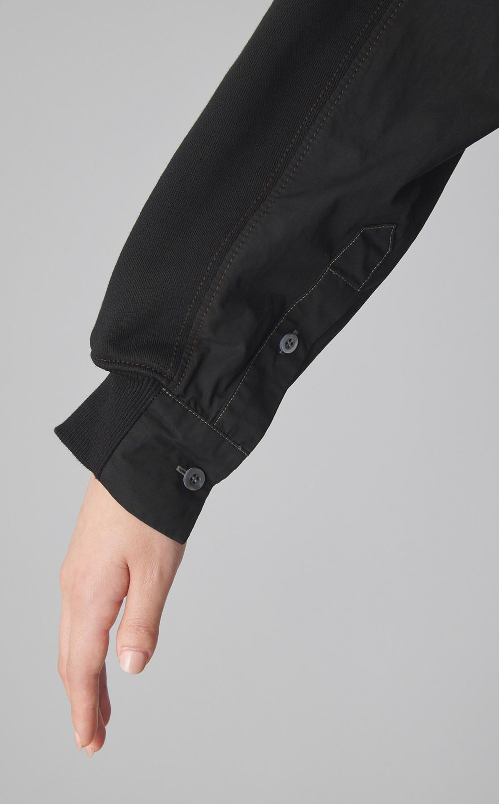 【reADdress】スウェットポプリンコンボワンピース