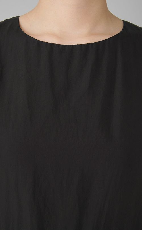 【reADdress】シルクタフタワンピース