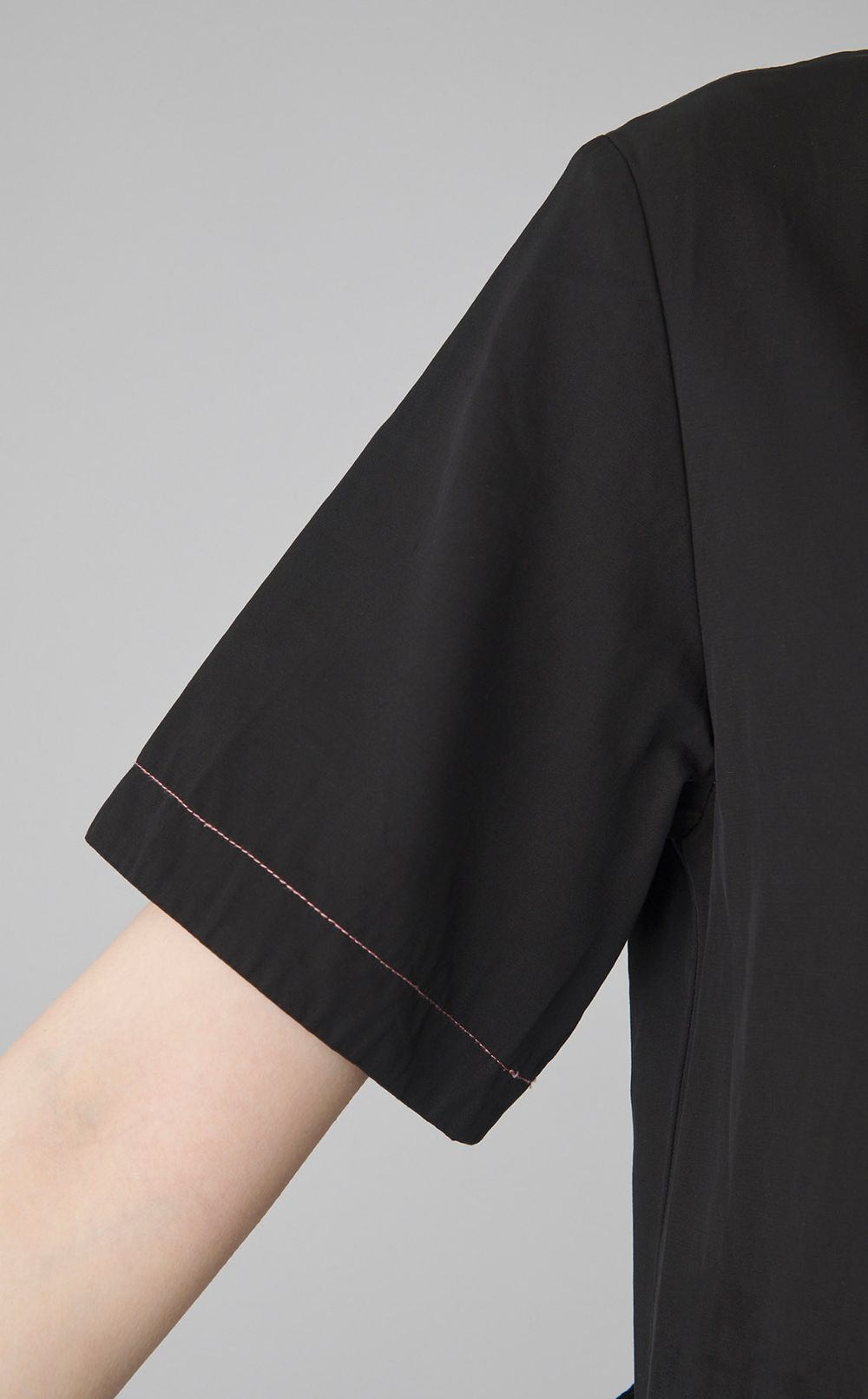 【reADdress】ウエスト切替フレアミディワンピース