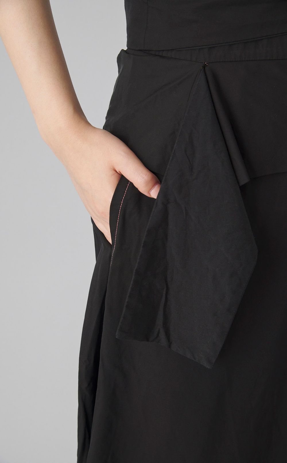 【reADdress】ウエスト切替フレアミディワンピース