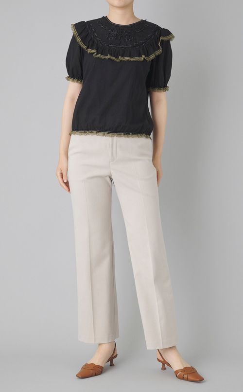 【reADdress】フリルレースプルオーバーブラウス