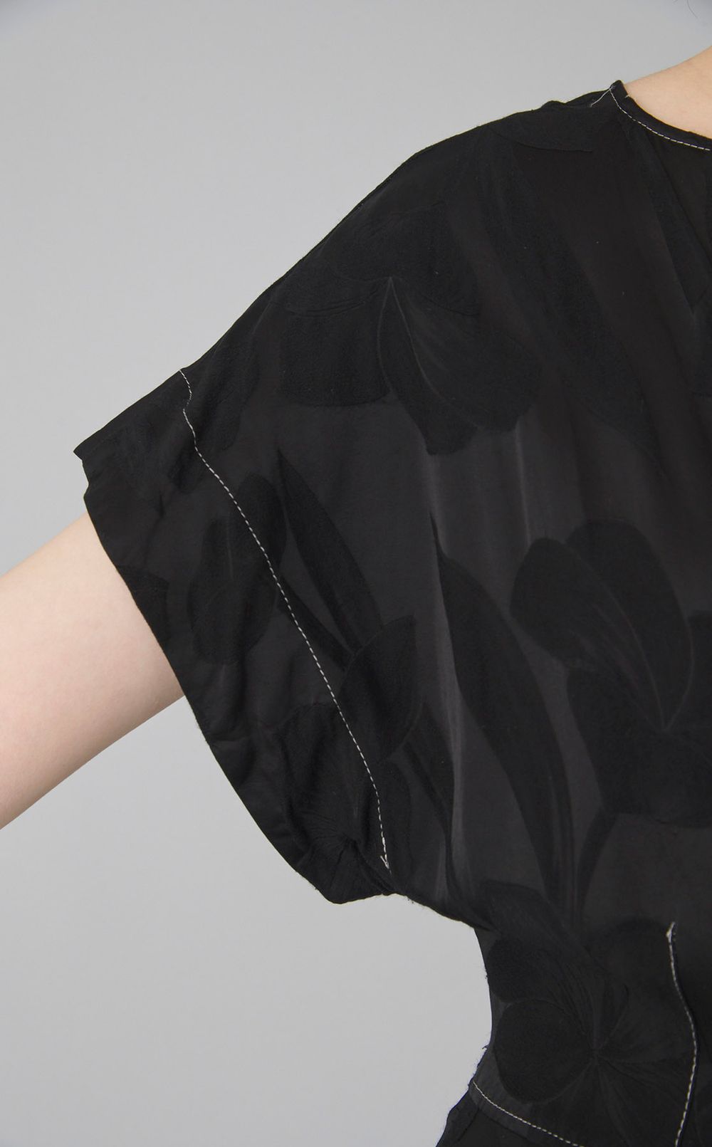 【reADdress】レーヨンアシンメトリーワンピース