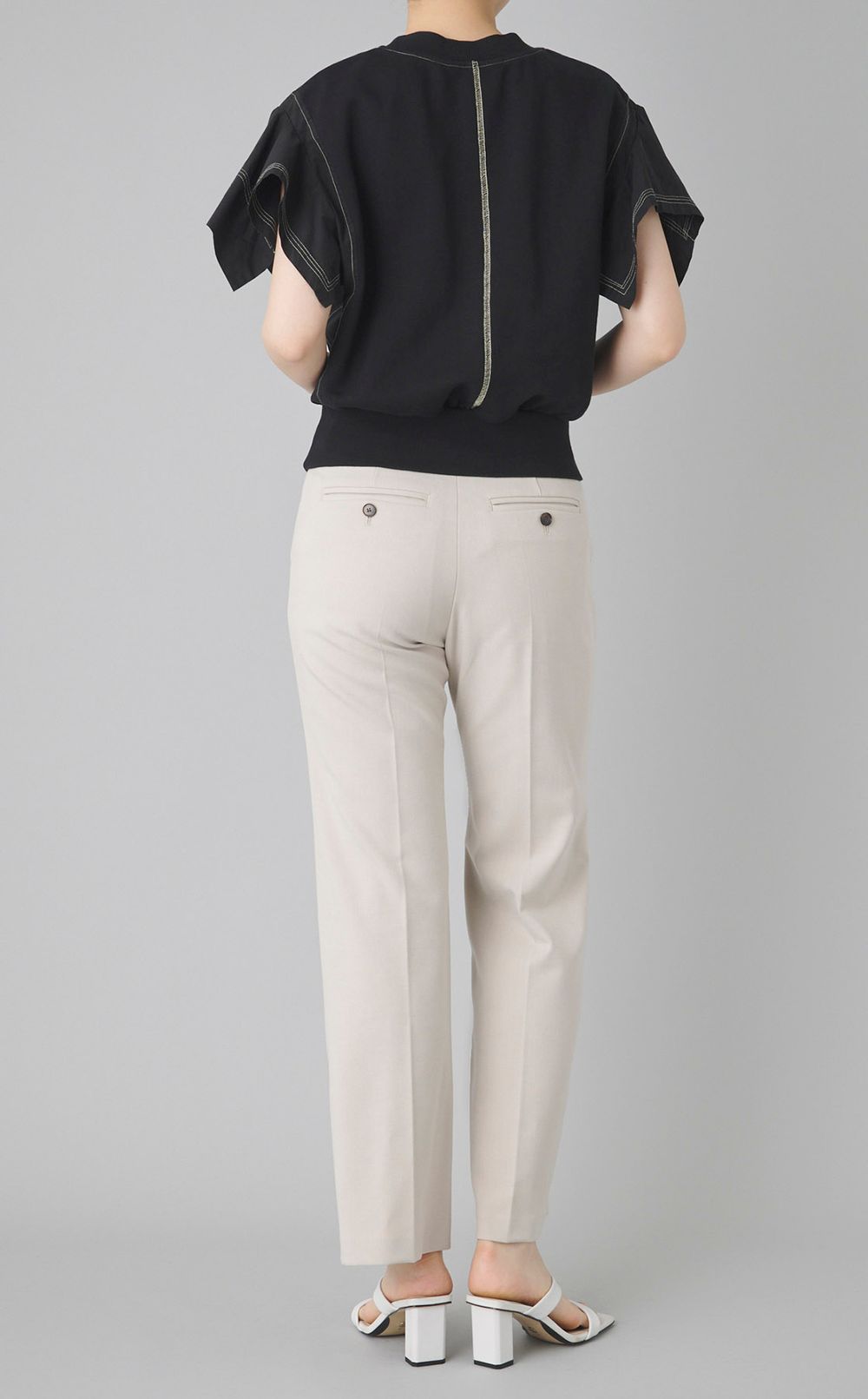 【reADdress】デザインスリーブカットソー