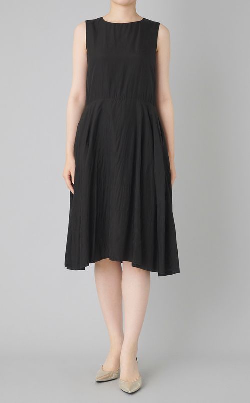 【reADdress】シルクタフタワンピース