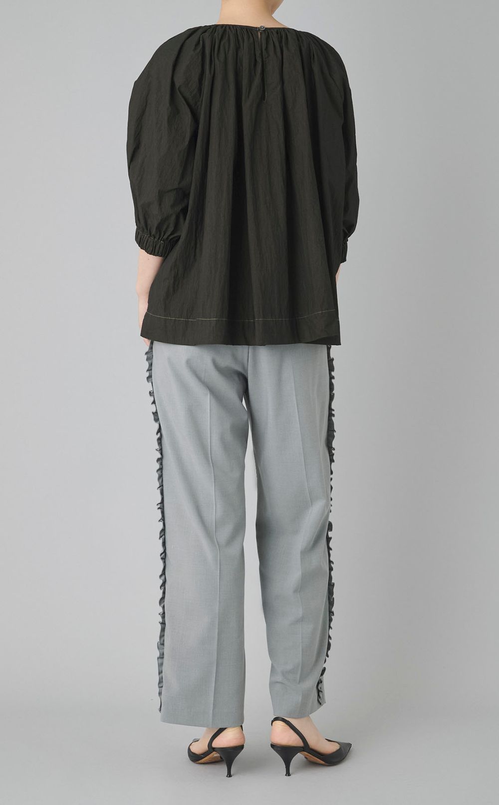 【reADdress】ボリュームスリーブギャザーブラウス