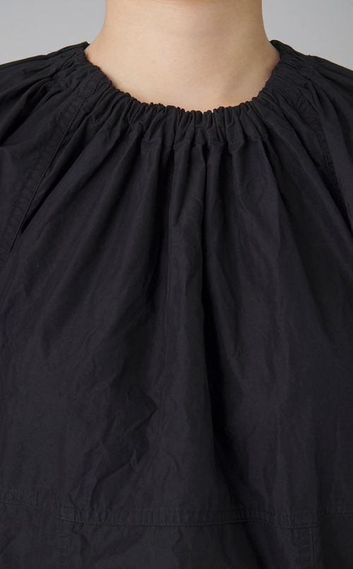 【reADdress】コットンポプリンショートスリーブブラウス